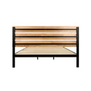 Metal Bed Frame With Headboard Minimalist Mattress Base Platform