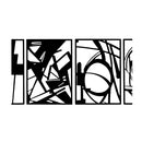 Metal Wall Art 4Pcs Abstract Minimalist Line Decor