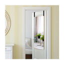 Rectangle Wall Mounted Mirror With Bamboo Frame