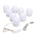 Mirror Light With 8 Led Light Bulbs Warm White And Cold White