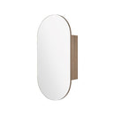 Wall Storage Oval Makeup Mirror Shaving Cabinet