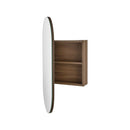 Wall Storage Oval Makeup Mirror Shaving Cabinet