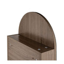Wall Storage Oval Makeup Mirror Shaving Cabinet