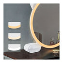 3 Colors Led Light Vanity Tabletop Makeup Mirror Stepless Dimming