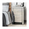 Mirrored Bedside Table With Drawers Home Storage Cabinet Nightstand