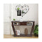 Modern Entryway Table with Storage Drawer for Office Brown