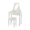 Modern Makeup Table With 10 Led Dimmable Bulbs For Women