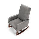Modern Rocking Chair With Rubber Wood Base For Living Room