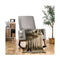 Modern Rocking Chair With Rubber Wood Base For Living Room