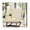 Modern Rocking Chair With Rubber Wood Base For Living Room