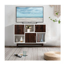 Modern Storage Cabinet With 3 Doors 6 Compartments For Home Office