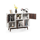 Modern Storage Cabinet With 3 Doors 6 Compartments For Home Office