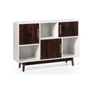 Modern Storage Cabinet With 3 Doors 6 Compartments For Home Office