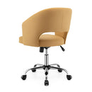 Modern Swivel Back Home Office Leisure Chair With Adjustable Height
