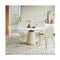 Set Of 2 Modern Velvet Dining Chairs With Golden Finished Metal Legs