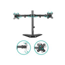 Mbeat Activiva Dual Screen Articulating Monitor Arm With Free Standing