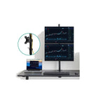 Mbeat Activiva Dual Screen Articulating Vertical Monitor Arm