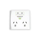 Monster 2 Port Usb C Surge White