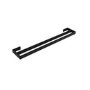 Montangna Stainless Steel Double Towel Rail 750mm Matte Black