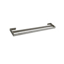 Montangna Stainless Steel Double Towel Rail 900mm Brushed Satin