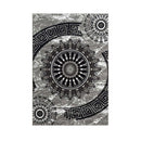 Moongate Modern Grey Rug