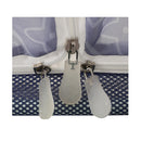 Mosquito Bed Nets Foldable Canopy Square Blue And Grey