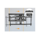 Arkin Modern Design Full Motion Tv Mount 43 To 90 Inch 60Kg 63Mm