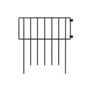 10Pcs Garden Fence Border Rustproof Metal 42Cm