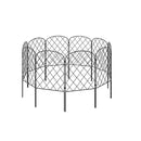10Pcs Garden Fence Border Rustproof Metal