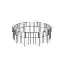 10Pcs Garden Fence Border Rustproof Metal 42Cm