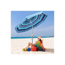 Outdoor Beach Umbrellas Sand Blue