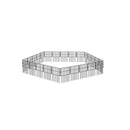 25Pcs Garden Fence Border Rustproof Metal