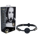 Florence Collection Silicone Ball Gag Black Breathable Mouth Restraint