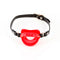 Fetish And Fashion Kourtney Red Lips Open Mouth Restraint