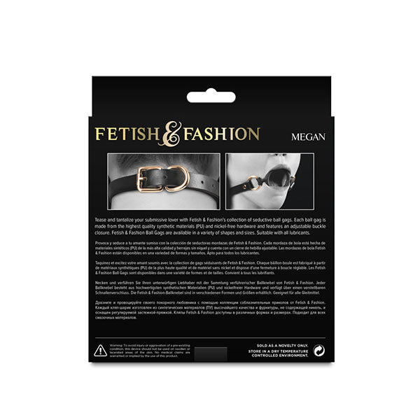 Fetish And Fashion Megan Black Mouth Restraint
