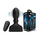 Mr Play Inflatable Anal Plug With Wireless Remote Black