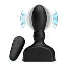 Mr Play Inflatable Anal Plug With Wireless Remote Black