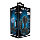 Mr Play Inflatable Anal Plug With Wireless Remote Black