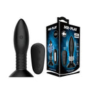 Mr Play Rotation Beads Anal Plug Beaded Butt Plug With Remote Black