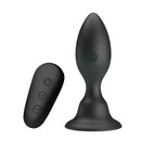 Mr Play Vibrating Anal Plug Usb Rechargeable With Remote Black