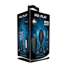Mr Play Vibrating Anal Plug Usb Rechargeable With Remote Black