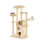Multi Level Cat Tree With 3 Story Cat Condo 2 Perches And Spring Ball