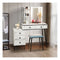Multifunctional Vanity Table With 3 In 1 Charging Station For Bedroom