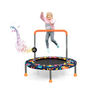 Toddler Music Trampoline With Colorful Led Lights For Kids