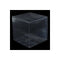 10 Pack Of 9Cm Squared Cube Gift Showcase Clear Plastic Display Box