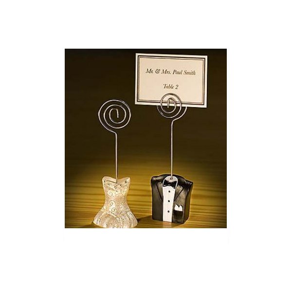 10 Pack Of 5 Bride 5 Groom Wedding Name Card Place Stand
