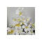1 Set Of 20 Led White Frangipani Flower String Lights Decoration