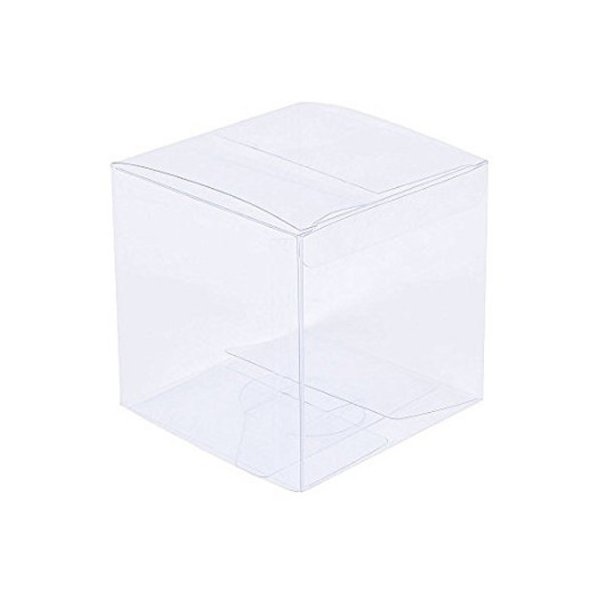 10 Pack Of 6Cm Clear Pvc Plastic Folding Packaging Chocolate Soap Box