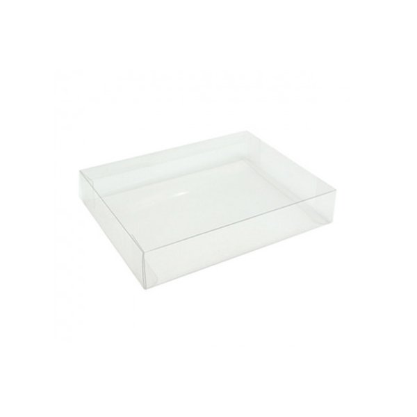 10 Pack Of 15X15X4Cm Clear Pvc Plastic Packaging Rectangle Boxes