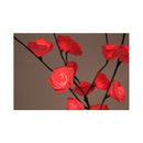 1 Set Of 50Cm H 20 Led Red Rose Tree Branch Fairy Light Decoration